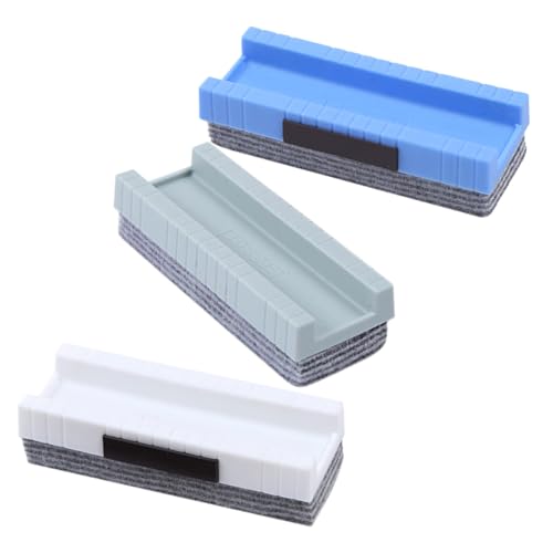 Happyyami 3 Teiliges Radiergummi Unterrichtsutensilien Tafel Bürobedarf Schultafel Staubtuch Whiteboard Zubehör Kindergarten Bürobedarf Kreidehalter Für Lehrer Schulbedarf Filz von Happyyami