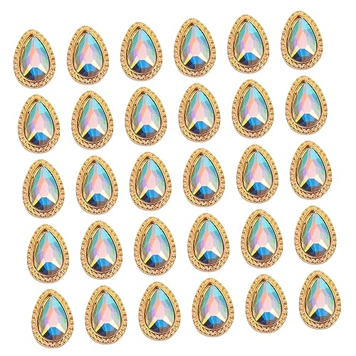 Happyyami 30 Stück Teiliges Nagelstuds mit Strasssteinen Glitzernde Nageldekoration für DIY Maniküre Nail Art für und Mädchen Happyyami 30 Stück Teiliges Nagelstuds mit Strasssteinen Glitzernde Nageldekoration für DIY Maniküre Nail Art für und Mädchen von Happyyami