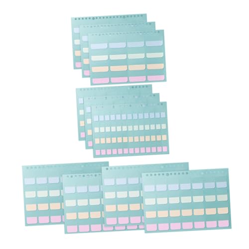 Happyyami 316 Stück Teiliges von Haftnotizen und Buchmarkern Bunte Selbstklebende Index Tabs für Schule und Büro Beschreibbar Vielseitig Einsetzbar für Studierende und Lehrkräfte von Happyyami