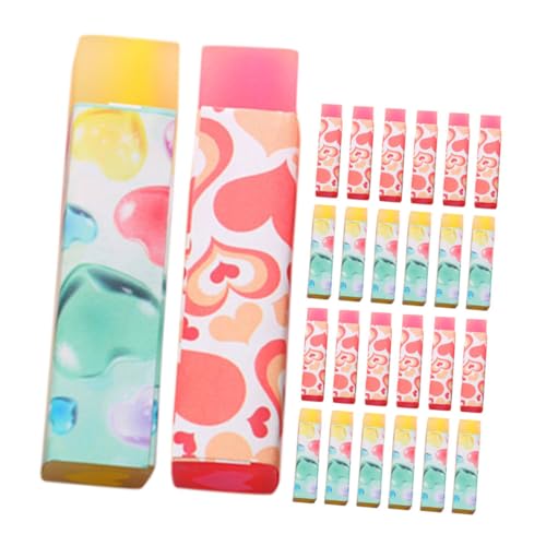 Happyyami 32 Stück Liebe Radiergummi valentinstag versorgung valentinstag radiergummis Cartoon Radiergummis ästhetische Radiergummis kawaii schulmaterial Radiergummi süß PVC von Happyyami