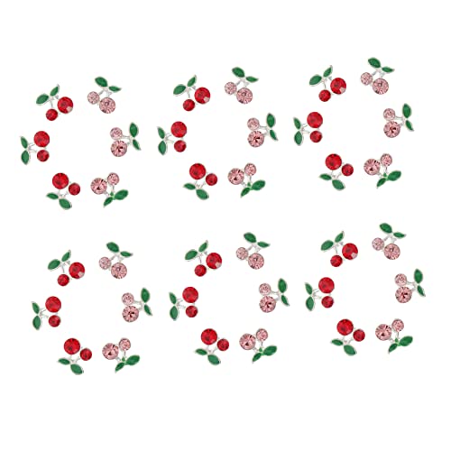 Happyyami 36 Stück Kirsch Nagel Charms Nail Art Schmuck für Kreative Maniküre für DIY Nail Design Geeignet für Hochzeiten Partys und Besondere Anlässe Happyyami 36 Stück Kirsch Nagel Charms Nail Art Schmuck für Kreative Maniküre für DIY Nail Design Geeignet für Hochzeiten Partys und Besondere Anlässe von Happyyami
