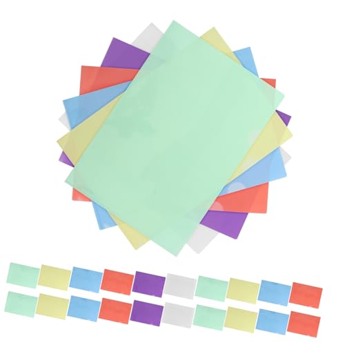 Happyyami 36Stücke Ordner Pastellfarben Durchsichtige Klarsichthüllen Für Dokumente Robuste Plastikmappen Für Büro Und Schule Große Kapazität Für Optimale Aufbewahrung Happyyami 36Stücke Ordner Pastellfarben Durchsichtige Klarsichthüllen Für Dokumente Robuste Plastikmappen Für Büro Und Schule Große Kapazität Für Optimale Aufbewahrung von Happyyami