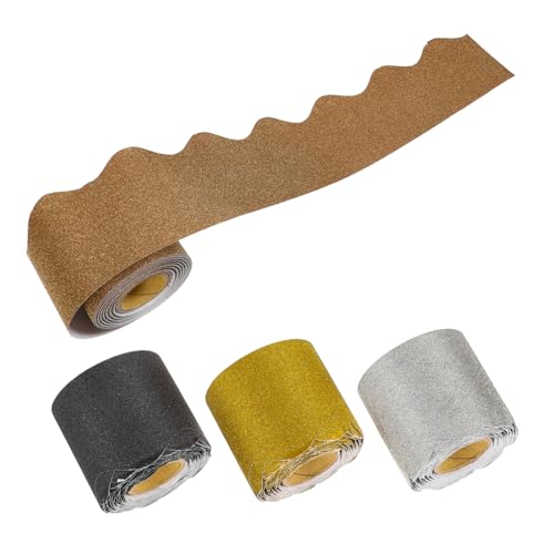 Happyyami 4 Rollen Bordürendekoration Für Pinnwände Für Abdeckung Von Büro Anschlagtafeln Gewellt Für Wand Willkommenstafeln Bordürendekorationen Papier Für Pinnwände Happyyami 4 Rollen Bordürendekoration Für Pinnwände Für Abdeckung Von Büro Anschlagtafeln Gewellt Für Wand Willkommenstafeln Bordürendekorationen Papier Für Pinnwände von Happyyami