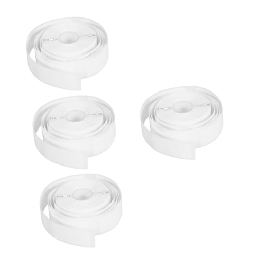 Happyyami 4 Rollen Thermopapier Versandetiketten flaschenetiketten etikettenaufkleber Streifen Express-Etiketten klein Preisaufkleber selbstklebendes Etikett Thermosynthetisches Papier Weiß von Happyyami