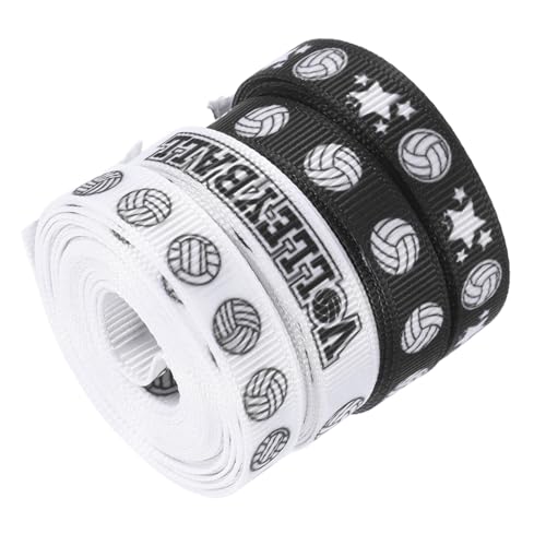Happyyami 4 Rollen Volleyball Druckband Sportliches Geschenkband für Volleyball Feiern Diy Projekte Haarschleifen Kränze und Dekorationen Langlebig und Vielseitig Einsetzbar Happyyami 4 Rollen Volleyball Druckband Sportliches Geschenkband für Volleyball Feiern Diy Projekte Haarschleifen Kränze und Dekorationen Langlebig und Vielseitig Einsetzbar von Happyyami