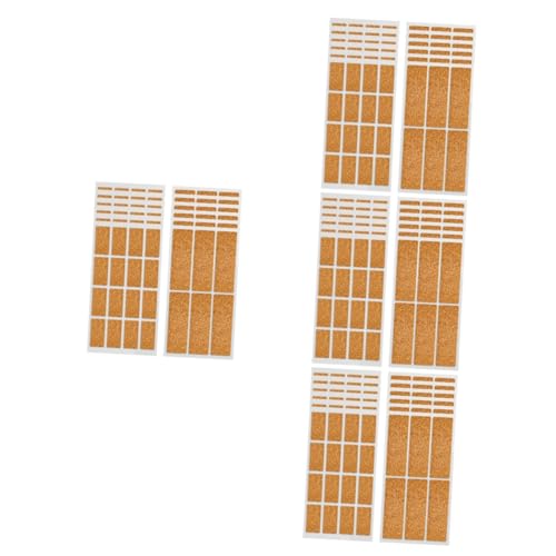 Happyyami 4 Sätze Etikettenaufkleber Aus Kork Wasserdicht Kita-etiketten Wasserflasche Schmucklos Label Beschriftungsschilder Tagout Tageb Musteraufkleber Behälteretiketten 24 Blätter * 4 von Happyyami