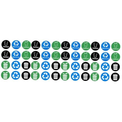 Happyyami 4 Sätze Mülltrennung Aufkleber Recycling Etiketten Aufkleber Recycling Symbol Aufkleber Etikettenaufkleber Abfalleimer Aufkleber Recycling Behälter Aufkleber Recycling 12 Stück * 4 Happyyami 4 Sätze Mülltrennung Aufkleber Recycling Etiketten Aufkleber Recycling Symbol Aufkleber Etikettenaufkleber Abfalleimer Aufkleber Recycling Behälter Aufkleber Recycling 12 Stück * 4 von Happyyami