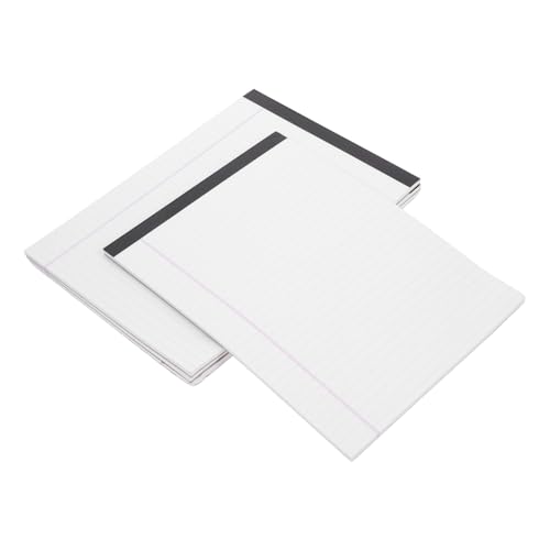 Happyyami 4 Stück Papier nehmen Büro-Notizblöcke Notizblock zu machen ausgekleideter Notizblock leere Notizblöcke liniertes Notizbuchpapier College-liniertes Notizbuch Linienpapier Weiß von Happyyami