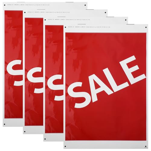 Happyyami 4 selbstklebende Verkaufsaufkleber für Einzelhandelsgeschäfte, wasserdichte Werbeschilder, zum Abziehen und Aufkleben, Wand- und Fensteraufkleber für Unternehmen Happyyami 4 selbstklebende Verkaufsaufkleber für Einzelhandelsgeschäfte, wasserdichte Werbeschilder, zum Abziehen und Aufkleben, Wand- und Fensteraufkleber für Unternehmen von Happyyami