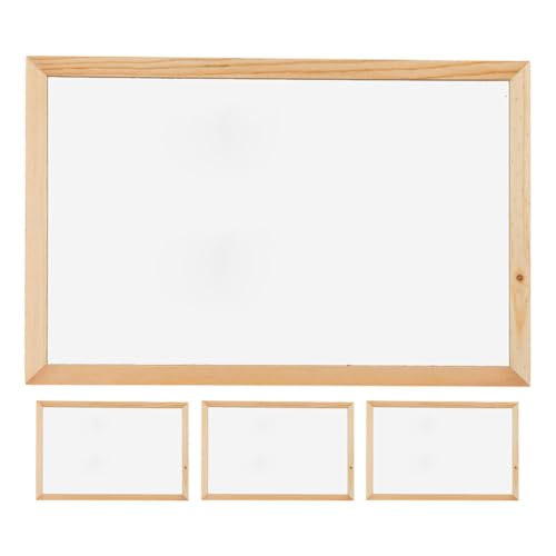 Happyyami 4-teiliges kleines trocken abwischbares Whiteboard für den Schreibtisch, wiederverwendbares Schreib- und Zeichenbrett, tragbares handgeschriebenes Whiteboard für das von Happyyami
