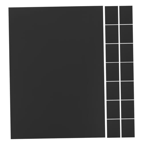 Happyyami 40 Blatt Schwarzer Dicker Karton Bastelkarten Scrapbook-karton Grußkarten Weihnachtskarton Schwarze Karte Schwarzer Karton Weihnachtskarten Papier von Happyyami