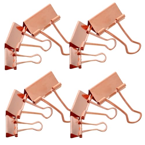 Happyyami 42 Stück Clip-Briefpapier Schreibwaren Mini-Bindeklammern Büroklammern kleine Heftklammern winzige Heftklammern Metall Rose Happyyami 42 Stück Clip-Briefpapier Schreibwaren Mini-Bindeklammern Büroklammern kleine Heftklammern winzige Heftklammern Metall Rose von Happyyami