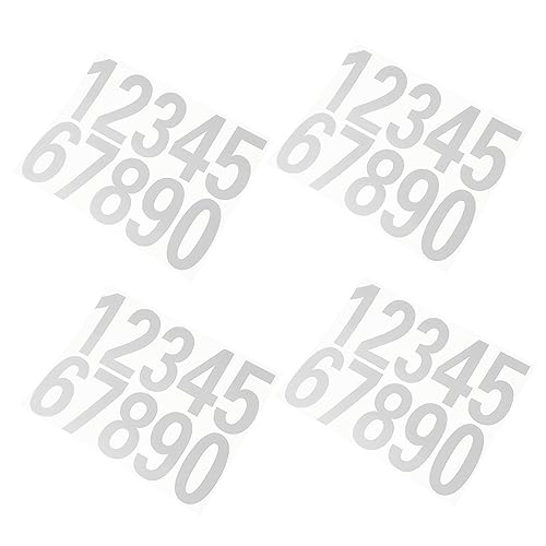 Happyyami 4Sätze Reflektierende Nummernaufkleber für Mailbox Hausnummern Selbstklebende Vinyl für Fenster Türen Autos Einfache Anbringung Langlebig Happyyami 4Sätze Reflektierende Nummernaufkleber für Mailbox Hausnummern Selbstklebende Vinyl für Fenster Türen Autos Einfache Anbringung Langlebig von Happyyami