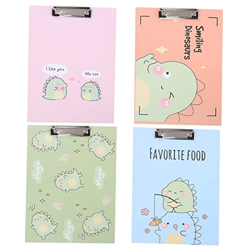 Happyyami 4Stücke Cartoon Klemmbrett mit Clip Multifunktionale Papierablage für Schule und Grün Orange Leicht Praktisch für Notizen und Dokumente Happyyami 4Stücke Cartoon Klemmbrett mit Clip Multifunktionale Papierablage für Schule und Grün Orange Leicht Praktisch für Notizen und Dokumente von Happyyami