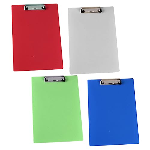 Happyyami 4Stücke Teiliges Klemmbrett aus Schreibunterlage für Büro und Schule Dokumentenorganisator für Büroangestellte Zufällige Happyyami 4Stücke Teiliges Klemmbrett aus Schreibunterlage für Büro und Schule Dokumentenorganisator für Büroangestellte Zufällige von Happyyami