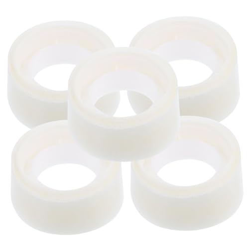 Happyyami 5 Rollen Ballonaufkleber Punkt Bastelband klebrig Klebeband klar Pflicht klebeband doppelseitig double sided tape Poster-Klebeband runde Aufkleber DOTS -Aufkleber Gummi Transparent von Happyyami