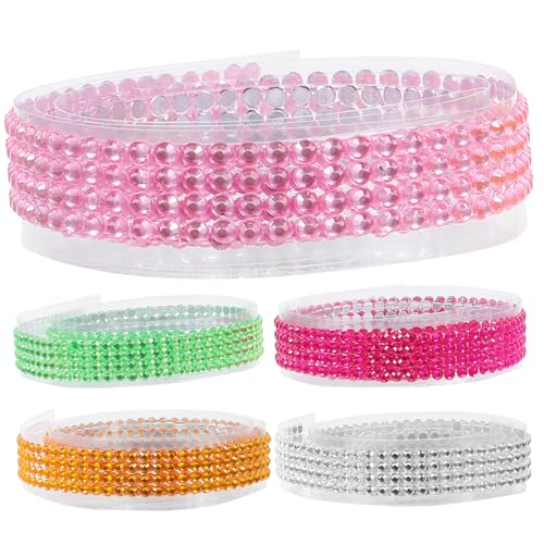 Happyyami 5 Rollen Handgefertigtes Diamantband Edelsteinband Strass Nagel Edelsteine Und Charms Ohrstecker Journalkette Kunsthandwerksband Perlen Doppelaufkleber Dekoretikett Happyyami 5 Rollen Handgefertigtes Diamantband Edelsteinband Strass Nagel Edelsteine Und Charms Ohrstecker Journalkette Kunsthandwerksband Perlen Doppelaufkleber Dekoretikett von Happyyami