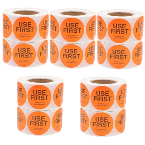 Happyyami 5 Sätze Verwenden Sie Prioritätsetiketten Etiketten Punktaufkleber Wiederverwendbar Luftdicht Klebrig Lebensmittelservice Aufkleber Verwenden Sie Den 1 2 Rollen * 5 Happyyami 5 Sätze Verwenden Sie Prioritätsetiketten Etiketten Punktaufkleber Wiederverwendbar Luftdicht Klebrig Lebensmittelservice Aufkleber Verwenden Sie Den 1 2 Rollen * 5 von Happyyami