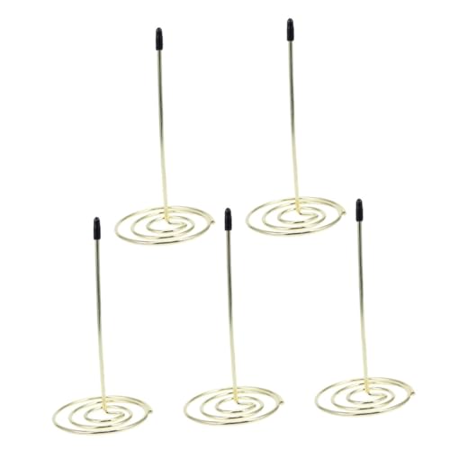 Happyyami 5 Stück Rechnungseinlage Quittungsinhaber, Restaurantrechnung Karteikarteninhaber Empfangsspitze Organisatoren Stummel Memohalter Für Den Schreibtisch Rechnungen Rostfreier Stahl von Happyyami