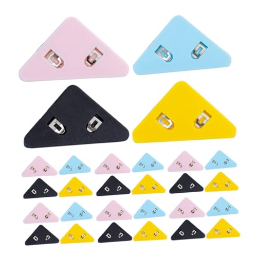 Happyyami 50 Stück Dreieckiger Clip Eckklemme Für Dreiecksfeile Dreieckiger Buchhalter Feilen-dreiecksclip Buchclips Süß Ecke Büroklammern Buchseitenhalterclip Eckclip Metall Happyyami 50 Stück Dreieckiger Clip Eckklemme Für Dreiecksfeile Dreieckiger Buchhalter Feilen-dreiecksclip Buchclips Süß Ecke Büroklammern Buchseitenhalterclip Eckclip Metall von Happyyami