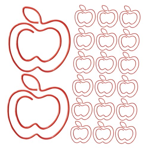 Happyyami 50 Stück Rote Apfel-büroklammer Obst Clips Karikatur Student Thematisiert Name Mini Geformt Klein Papierklammern Praktisch Bunt Süße Büroklammern Liebenswert Plastik Happyyami 50 Stück Rote Apfel-büroklammer Obst Clips Karikatur Student Thematisiert Name Mini Geformt Klein Papierklammern Praktisch Bunt Süße Büroklammern Liebenswert Plastik von Happyyami