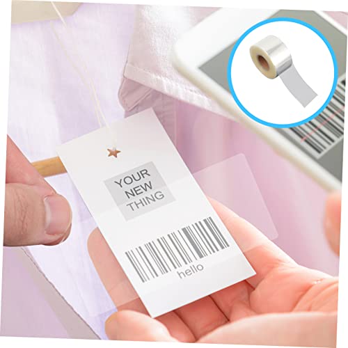 Happyyami 500Stücke PVC Etikettenschutzfolien Transparente Labels Schutz von Barcodes und Nummern Selbstklebend für Bibliotheksbücher und Kennzeichnung Langlebig und Einfach von Happyyami