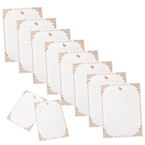 Happyyami 50Blätter Retro Briefpapier Liniertes Schreibpapier im Vintage Stil Geschenkpapier für Dankesbriefe Gedichte und Kreative Notizen Warmen und Einzigartigem von Happyyami