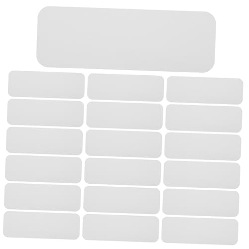 Happyyami 54 Stück Magnetische Namens Aufkleber Stichworte Namensschild -tags Trocken Abwischbare Etiketten Magnetisches, Trocken Abwischbares Etikett Schließfach Weiß Beschichtetes Papier von Happyyami