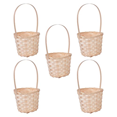 Happyyami 5pcs Rattan Korb Henkel Geschenkkorb Rustikale Blumenvase Landhausstil Hochzeit Party Deko Allzweckkorb Blumen Pflanzen Blumenstrauß 9X17CM Happyyami 5pcs Rattan Korb Henkel Geschenkkorb Rustikale Blumenvase Landhausstil Hochzeit Party Deko Allzweckkorb Blumen Pflanzen Blumenstrauß 9X17CM von Happyyami