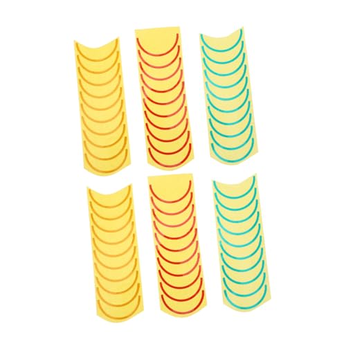 Happyyami 6 Blätter Druckmesser Indikator Aufkleber Selbstklebende Etiketten für Luftdruckmesser und Wetterfest Einfache Anwendung für Präzise Druckanzeige von Happyyami