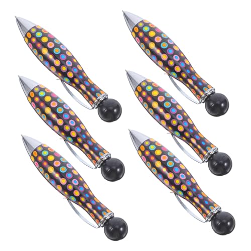 Happyyami 6 Stück Einzigartiger Und Stilvoller Mini-bowling-drehstift Für Kinder Und Jugendliche, Kreativer Und Tragbarer Kugelschreiber Zum Zeichnen Im Schulbüro von Happyyami