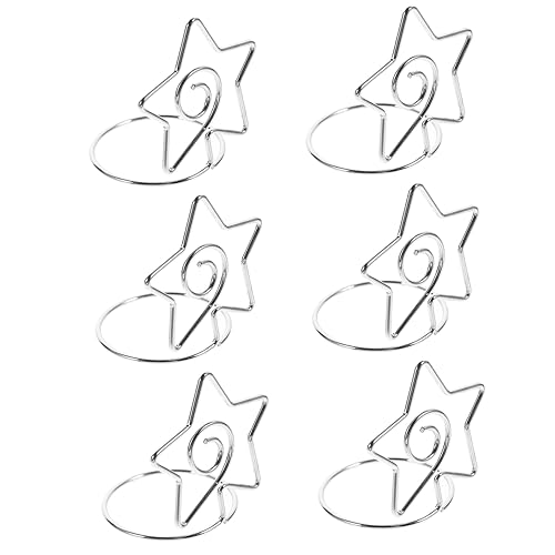 Happyyami 6 Stück Inhaber der Tischnummer bürodeko büro dekoration genurtstagsdekoration hochzeitsdeko Tischplatte Schreibtisch Clips Ständerhalter Halter für Fotoclips Metall Silver Happyyami 6 Stück Inhaber der Tischnummer bürodeko büro dekoration genurtstagsdekoration hochzeitsdeko Tischplatte Schreibtisch Clips Ständerhalter Halter für Fotoclips Metall Silver von Happyyami