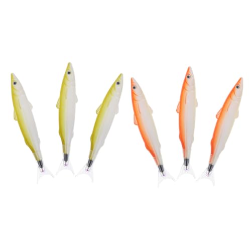 Happyyami 6 Stück Neuheit Fisch Kugelschreiber Kawaii Kreative Schreibstifte Angeln Dekoration Partygeschenke Für Kinder Schule Büro Geburtstag Mottoparty Versorgung von Happyyami