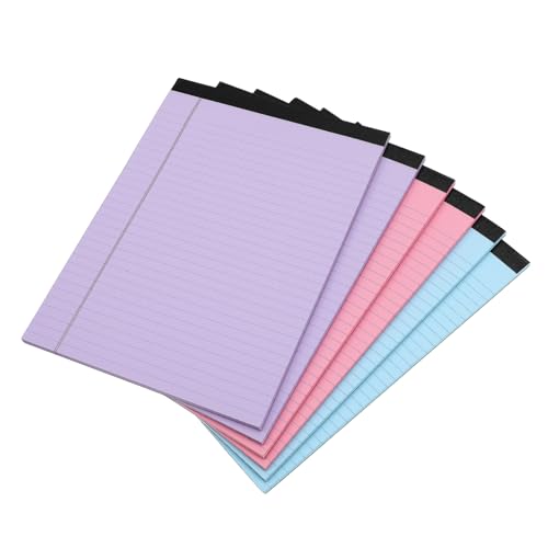 Happyyami 6 Stück Notizblock Notizbuch Notizblöcke Für Die Arbeit Schreibtischzubehör Pink Note Pad Schreibblock Schulbedarf Memo-notizblöcke Hefte Für Die Schule Papier von Happyyami