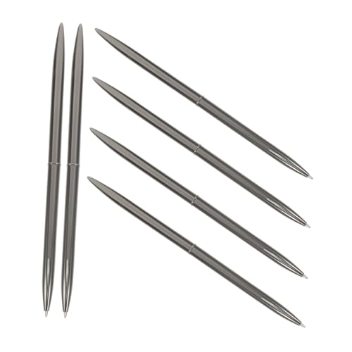 Happyyami 6 Stück Teiliges Metall Kugelschreiber für Büro und Schule Design Nachfüllbare Ergonomischer Griff für Notizen und Geschäftsunterlagen Happyyami 6 Stück Teiliges Metall Kugelschreiber für Büro und Schule Design Nachfüllbare Ergonomischer Griff für Notizen und Geschäftsunterlagen von Happyyami