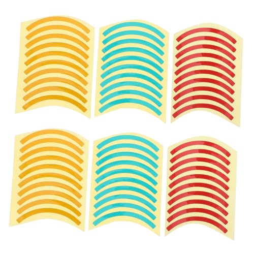 Happyyami 60 Stück Druckmessgerät Warnaufkleber Teiliges Reflektierende Farbcodierte Markierungen für Druckzonen Stark Haftend und Uv Beständig für Industrielle Anwendungen von Happyyami