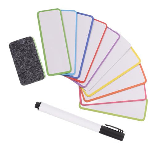 Happyyami 60Stücke Wiederverwendbare Magnetische Trocken Abwischbare Etiketten für Whiteboards und Kühlschränke Bunte Namensschild Aufkleber mit Robusten Materialien Happyyami 60Stücke Wiederverwendbare Magnetische Trocken Abwischbare Etiketten für Whiteboards und Kühlschränke Bunte Namensschild Aufkleber mit Robusten Materialien von Happyyami
