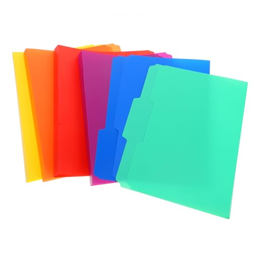 Happyyami 6Stücke Aktenordner Teiliges Aus Strapazierfähigem Büroorganisation Für Schule Zuhause Und Büro Schützt Dokumente Und Sorgt Für Ordnung Lebhaften von Happyyami