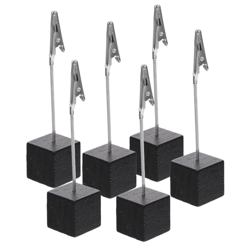 Happyyami 6Stücke Kreative Fotohalter Krokodilklemmen DIY Memo Clips für Büro Zuhause und Partys Halten von Notizen Bildern und Karten Praktisch und Leicht zu Verstauen von Happyyami