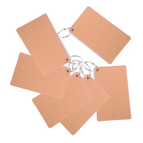 Happyyami 6Stücke Linierte Karteikarten mit Ring Kraftpapierhülle für Lernen Notizen Büro Schule Vielseitig Einsetzbar Karten Einfach zu Organisieren Happyyami 6Stücke Linierte Karteikarten mit Ring Kraftpapierhülle für Lernen Notizen Büro Schule Vielseitig Einsetzbar Karten Einfach zu Organisieren von Happyyami