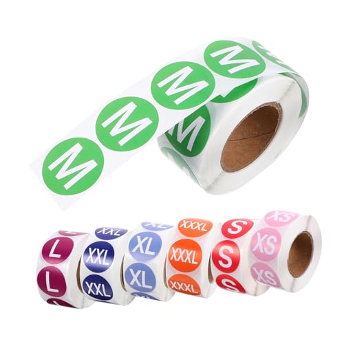 Happyyami 7 Rollen Größenaufkleber Markierung Weiße Klebeetiketten Patch Rack Holders Aufkleber Etiketten Hosen Selbstklebende Etiketten Auflösbare Benutzerdefinierte Aufkleber Abnehmbare Happyyami 7 Rollen Größenaufkleber Markierung Weiße Klebeetiketten Patch Rack Holders Aufkleber Etiketten Hosen Selbstklebende Etiketten Auflösbare Benutzerdefinierte Aufkleber Abnehmbare von Happyyami