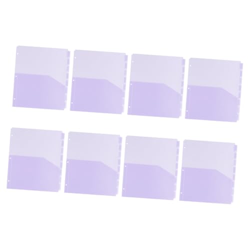 Happyyami 8 Stück 3 Geteilte Aufbewahrungstasche Ordnertrenner dokumentieren Lagerung Organisatoren dokumententasche Büro-Dokumentenordner Kunststoffmappen mit Taschen Ordner-Teiler Violett Happyyami 8 Stück 3 Geteilte Aufbewahrungstasche Ordnertrenner dokumentieren Lagerung Organisatoren dokumententasche Büro-Dokumentenordner Kunststoffmappen mit Taschen Ordner-Teiler Violett von Happyyami