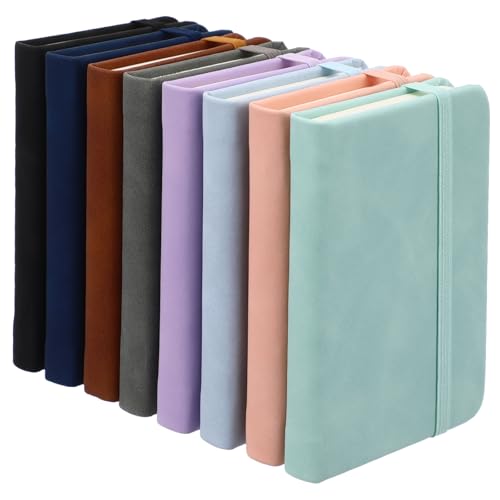 Happyyami 8 Stück Notizbücher Handliche Notizblöcke für Mini Journale mit Linierten für Reisen und Notizen Verschiedenen Hellrosa Hellviolett Happyyami 8 Stück Notizbücher Handliche Notizblöcke für Mini Journale mit Linierten für Reisen und Notizen Verschiedenen Hellrosa Hellviolett von Happyyami
