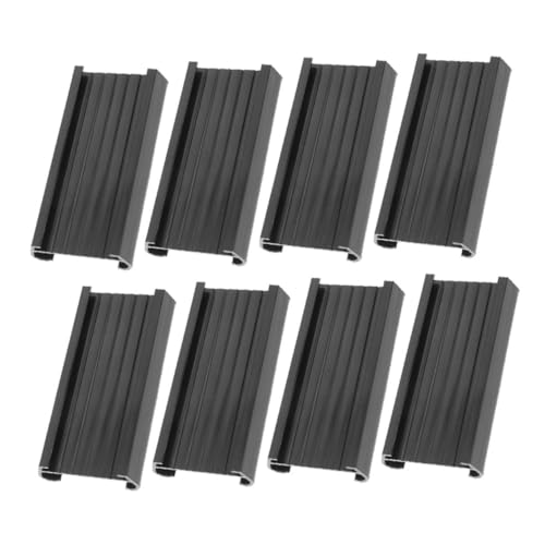 Happyyami 8 Stück PVC Etikettenhalter für Regale Clip Beschriftungen für Aufbewahrungsbehälter für Büro Zuhause und Bibliotheken zur Optimalen Organisation von Happyyami