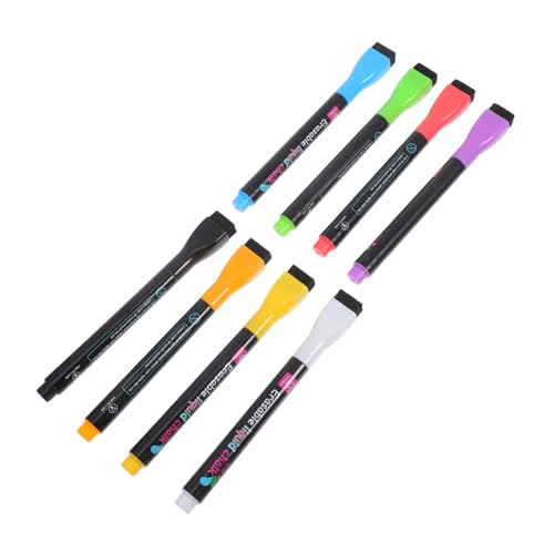 Happyyami 8 Stück Teiliges Magnetische Whiteboard Marker mit Radierer Geruchsneutrale Fluoreszierende Stifte für Schule Büro und Präsentationen Langlebige Abwischbare Tafelmarker mit Feiner Happyyami 8 Stück Teiliges Magnetische Whiteboard Marker mit Radierer Geruchsneutrale Fluoreszierende Stifte für Schule Büro und Präsentationen Langlebige Abwischbare Tafelmarker mit Feiner von Happyyami