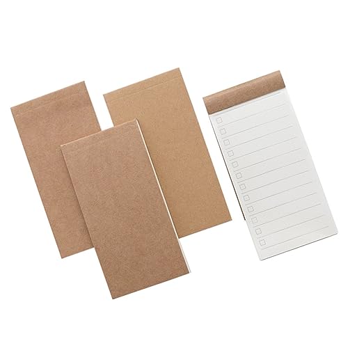 Happyyami 8 Stück Teiliges Notizblock aus Kraftpapier Tragbare To Do Listen Notizen für Büro und Schule Linierten Leeren und Karierten Blättern von Happyyami