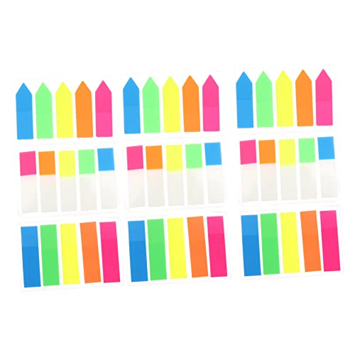 Happyyami 900Stücke Selbstklebende Notizzettel für Büro und Schule Vielseitige Beschriftungsaufkleber Markieren und Organisieren von Notizen Designs von Happyyami