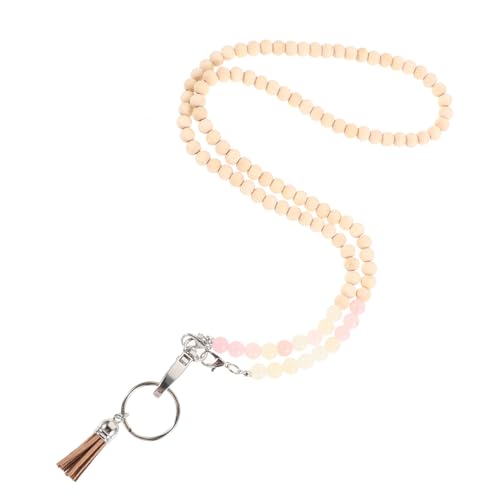 Happyyami Abzeichen Schlüsselband Lanyards Für Ausweise Abzeichenhalter Lanyards Für Den Hals Id Lanyard Ausweishalter Lehrer-lanyard Id -kartenhalter Perlschnur Holzperlen Happyyami Abzeichen Schlüsselband Lanyards Für Ausweise Abzeichenhalter Lanyards Für Den Hals Id Lanyard Ausweishalter Lehrer-lanyard Id -kartenhalter Perlschnur Holzperlen von Happyyami