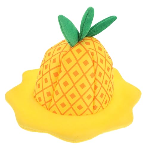 Happyyami Ananas Hut Lustiger Hut für Kostümpartys Verstellbare Ananas Kopfbedeckung für Karneval Halloween und Cosplay Design für Erwachsene von Happyyami