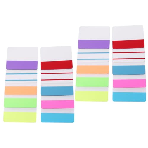 Happyyami Bunte Bücher Registerkarten Selbstklebende Annotierende Lese Tabs für Bücher und Notizen mit Transparenten und Farbenfrohen Index Markierungen von Happyyami